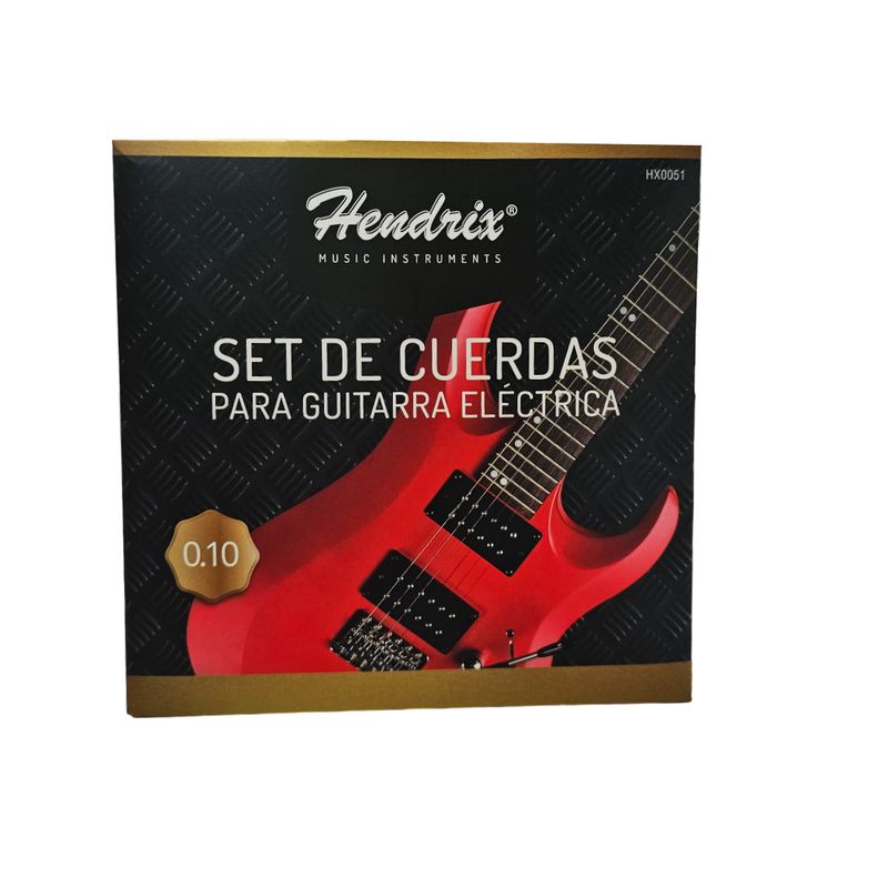 HENDRIX - Set de Cuerdas para Guitarra Eléctrica Calibre 0.10 Hendrix - Gris