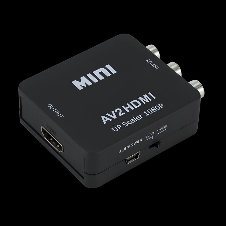 ULINK Conversor de Entrada RCA a Salida HDMI Full HD 1080p