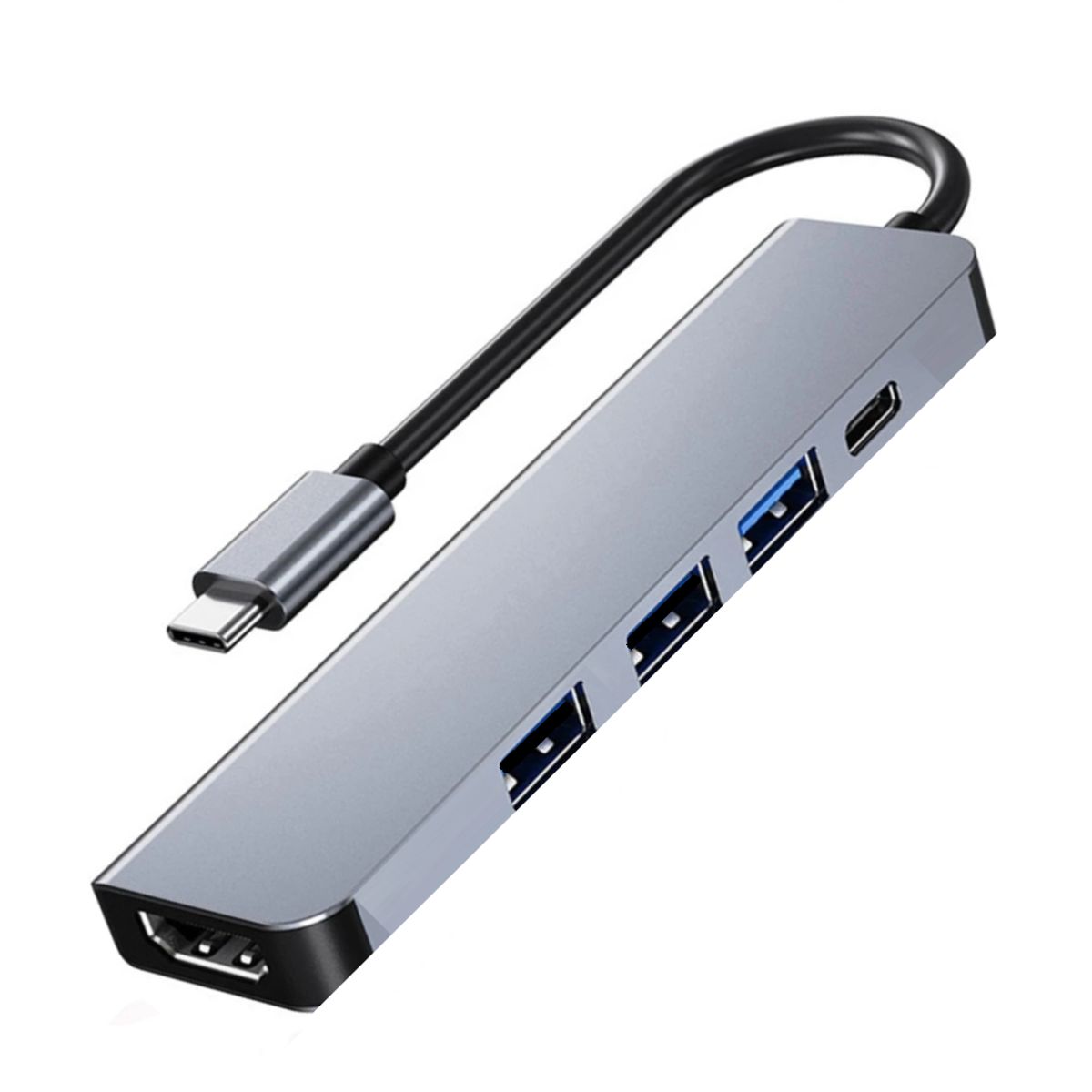 ULINK - Hub Multipuerto Type-C (5en1) Pro HDMI 4K PD 100W + USB 3.0