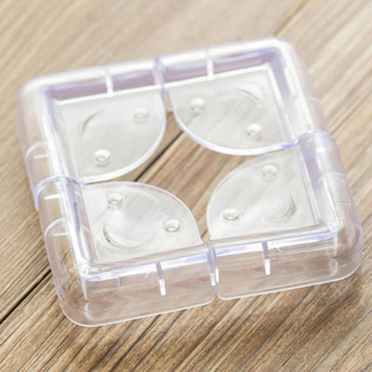 Pack 12 Protectores De Esquina Muebles Silicona Transparente, marca U BUY - Foto 2