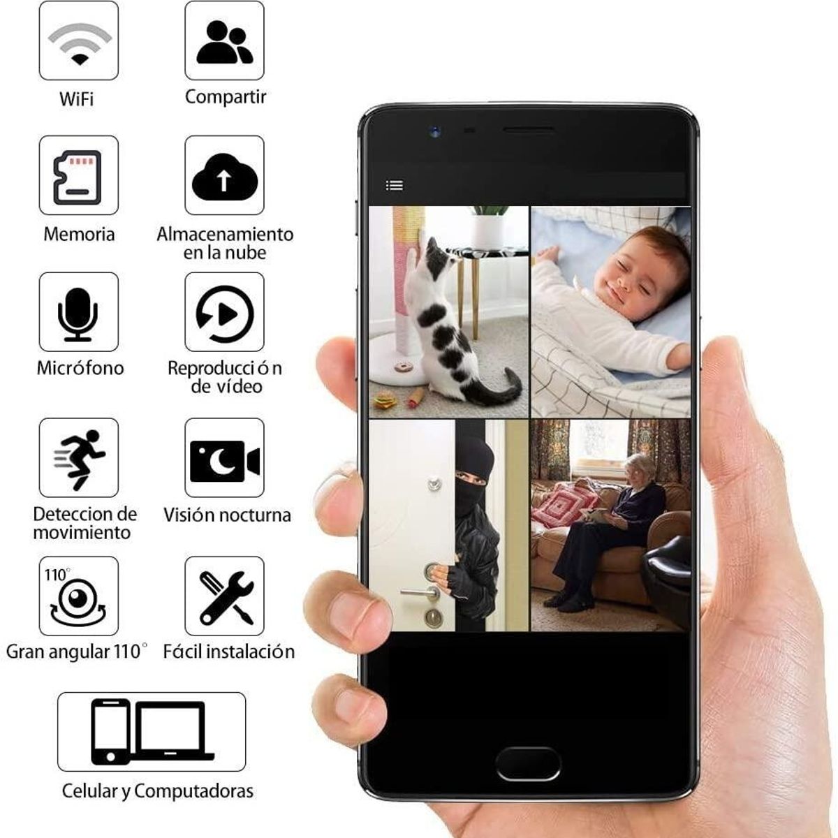 U BUY - Cámara Espía Ip Inteligente