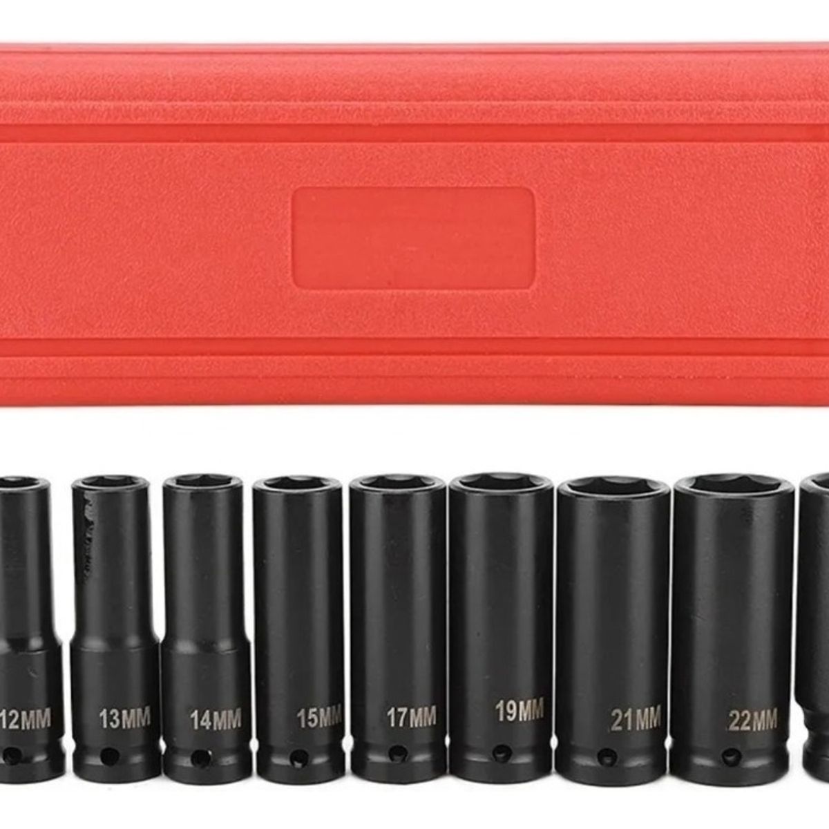 U BUY - Juego Set Dados De Impacto 1/2, 10 Piezas De 10 A 24 Mm