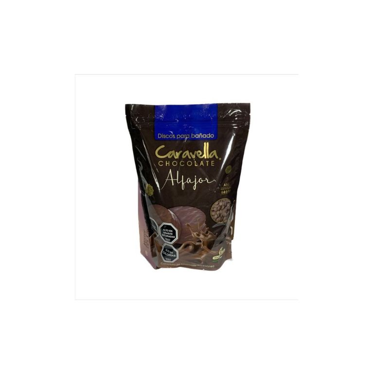 MASTER MARTINI - Cobertura Alfajor Discos Chocolate Semi Amargo Caravella