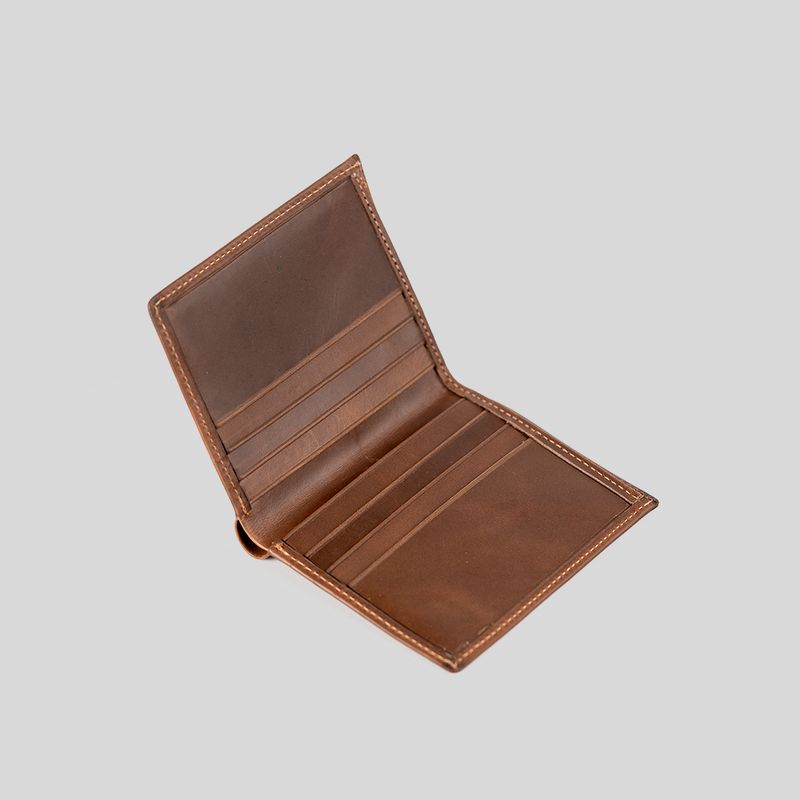 TRAUKO - Billetera Hombre Cuero Café Trauko Baku