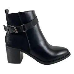 VIA UNO - Botin Mujer Negro 12083413