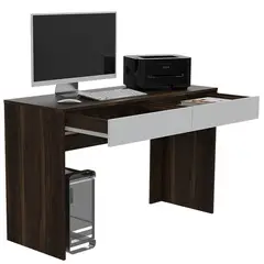 FMFURNITURE - Escritorio Acre - Marron Blanco