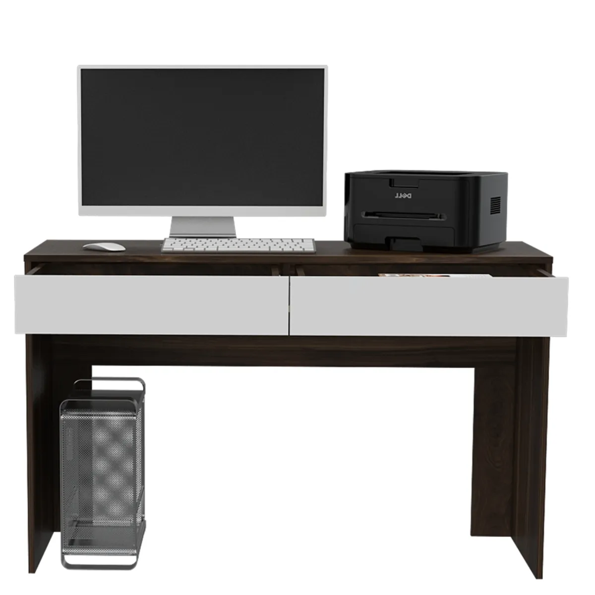 FMFURNITURE - Escritorio Acre - Marron Blanco…