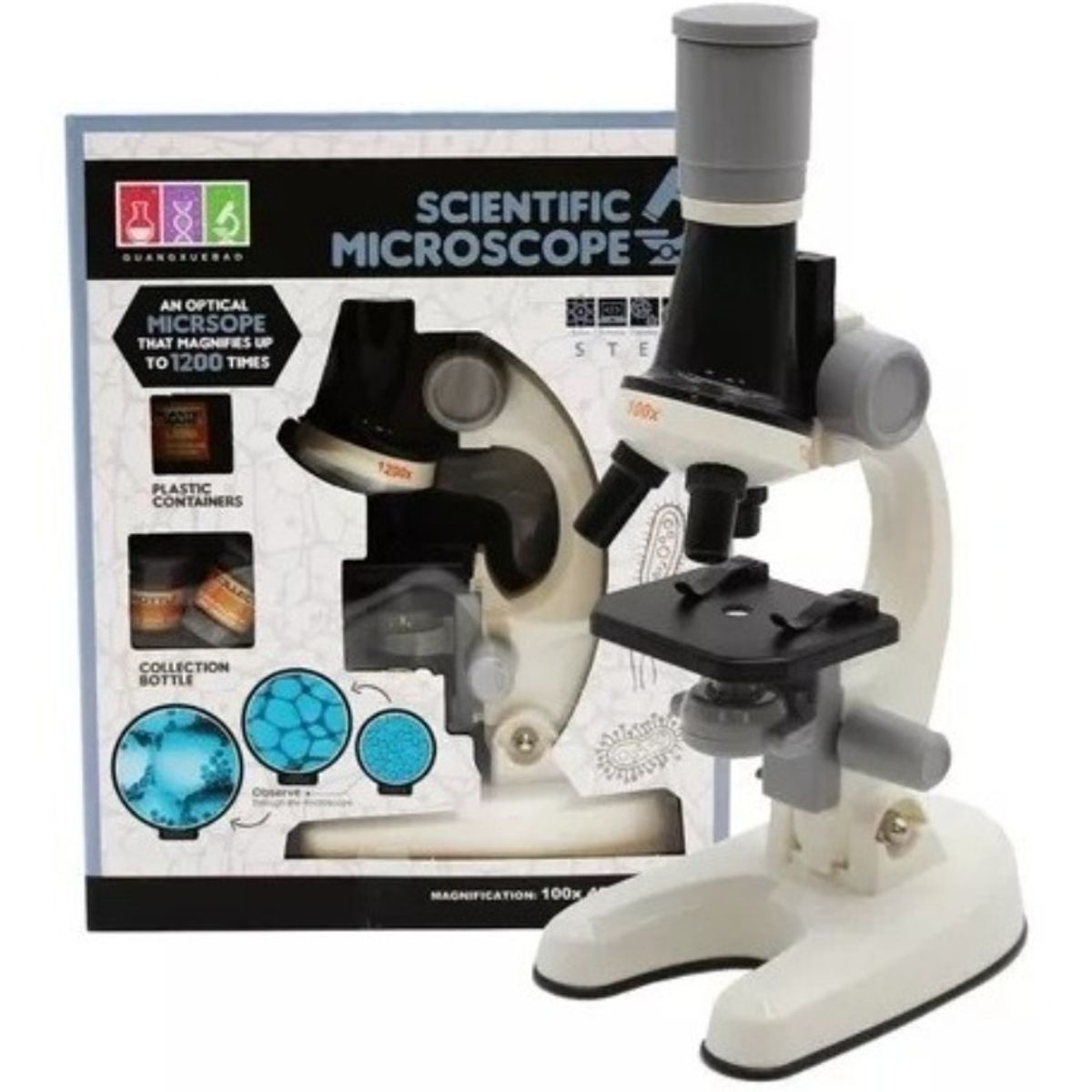 U BUY - Kit De Ciencia Para Niños Microscopio Juguete Educativo