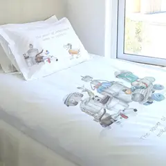 MARGARITA SCHEEL BY CASA ALVARINHO - Cubreplumón Kids 1,5 Plazas Robots