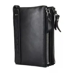 CONTACT - Billetera De Cuero Marca Contacts Modelo N0029 Color Negro