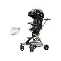 Coche De Paseo 360° Con Mesita Negro
