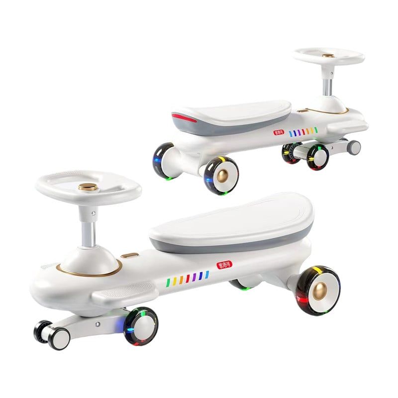 PLAYKIDS - Correpasillo Andador Swing Car Blanco Playkids By Lubabycas