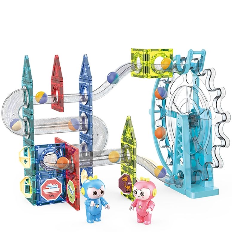 GENERICO - Juego De Bloques De Construcción Magnéticos Con Luces 80pcs-