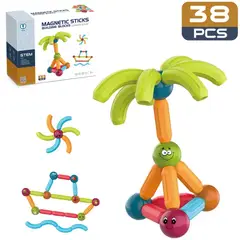 GENERICO - Bloques Magnéticos de Estimulación temprana 38 Pcs-