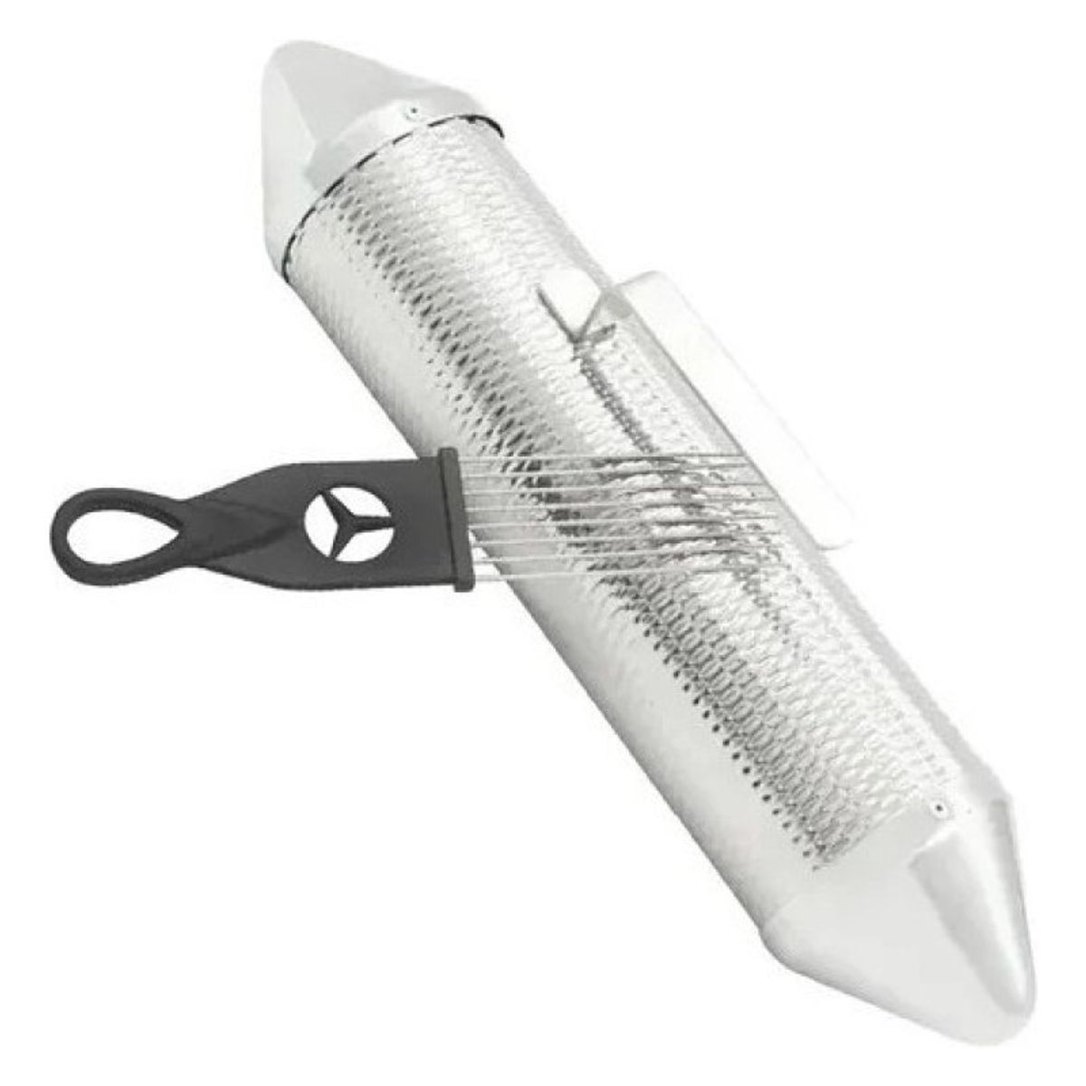 U BUY - Guiro Torpedo  Torpedo Metálico + Peine Instrumento Musical