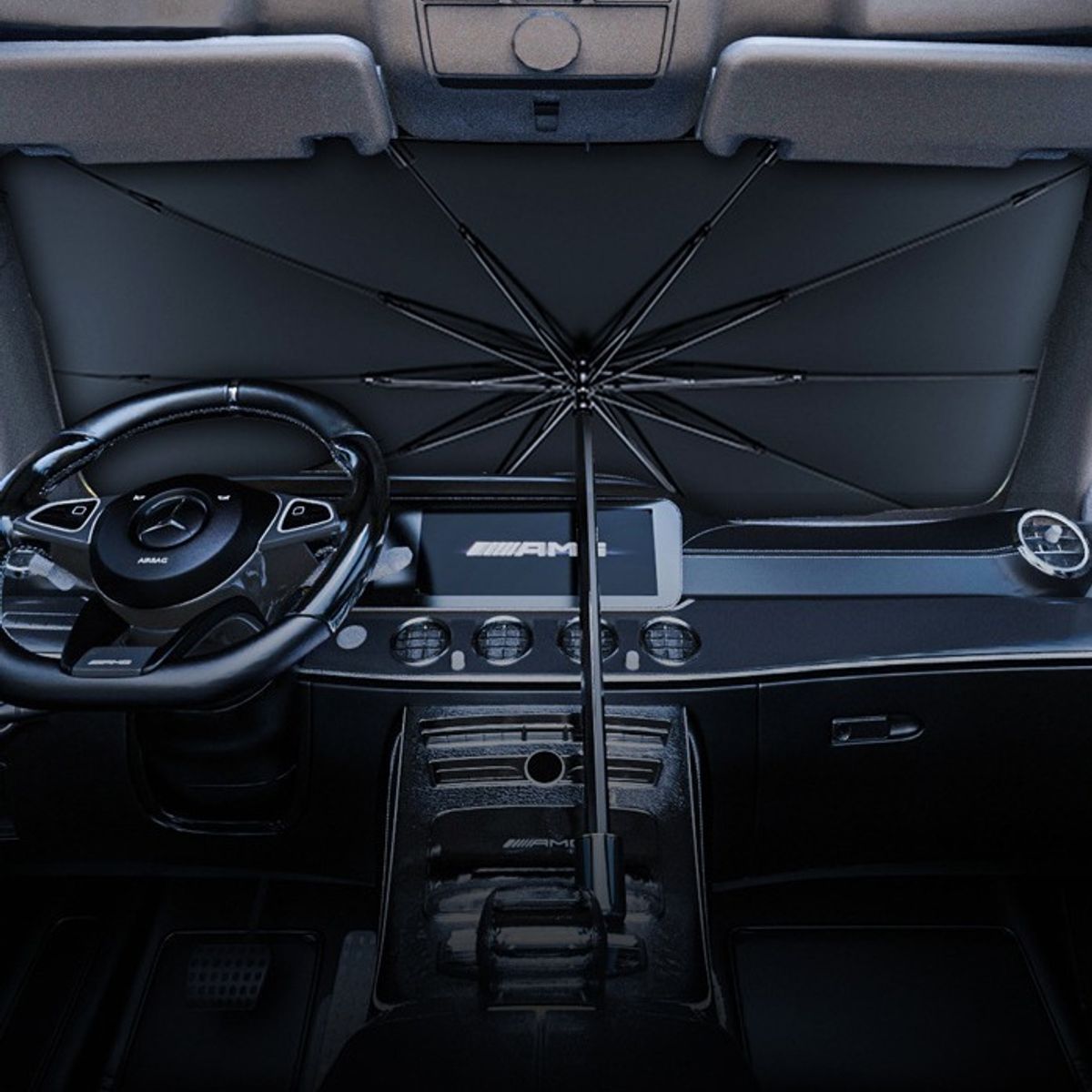 U BUY - Quitasol Parasol Parabrisas Vehiculos Auto Cubre Sol