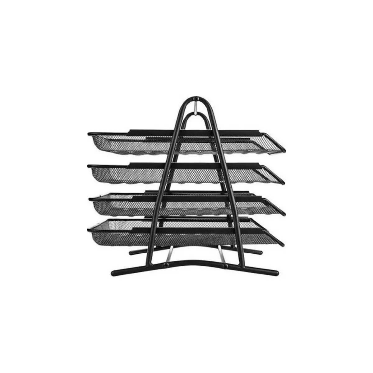 U BUY - Bandeja De Documentos Metálico De 4 Niveles Para Oficinas