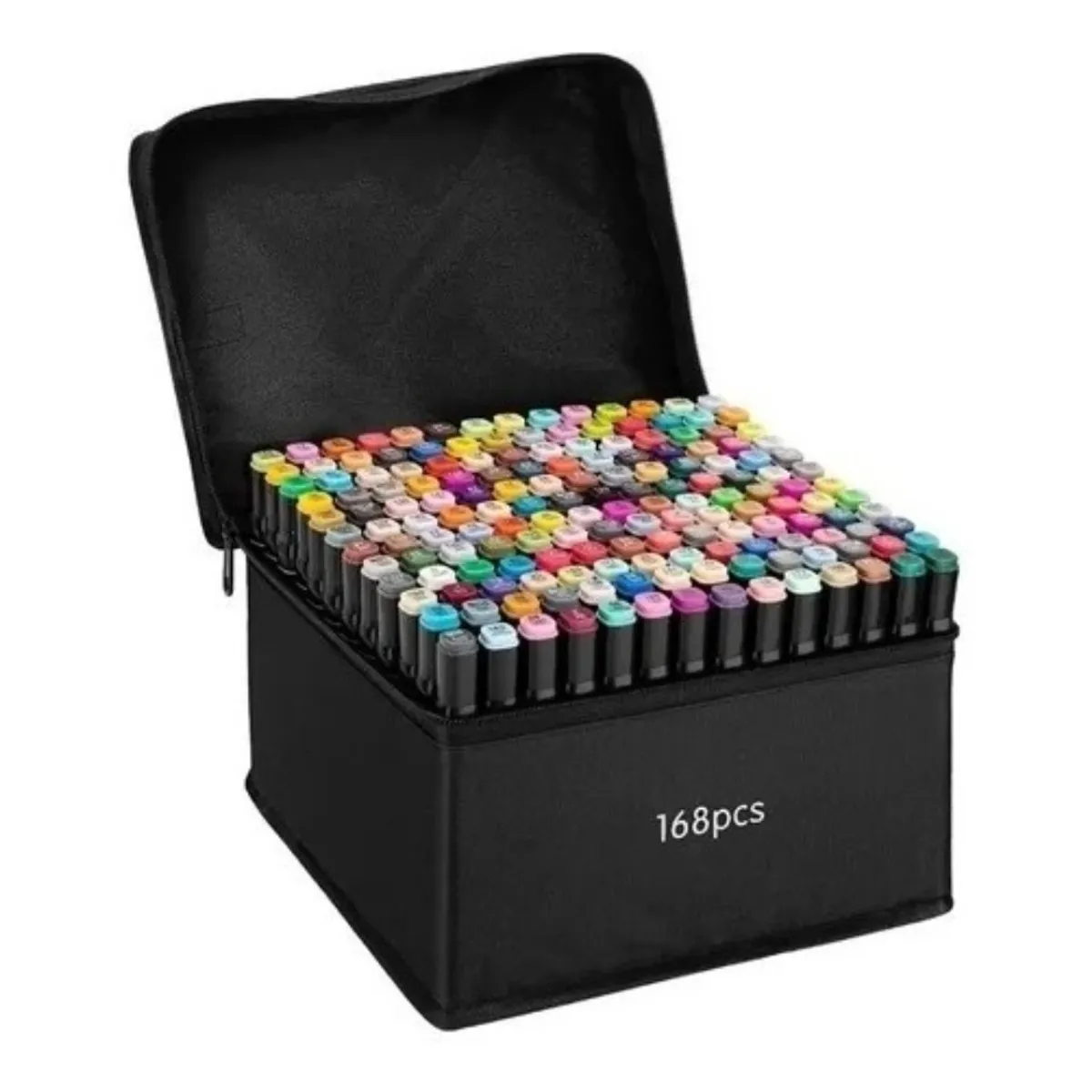 TOYUN TOYUN - Set De 168 Rotuladores Marcadores Plumones Doble Punta