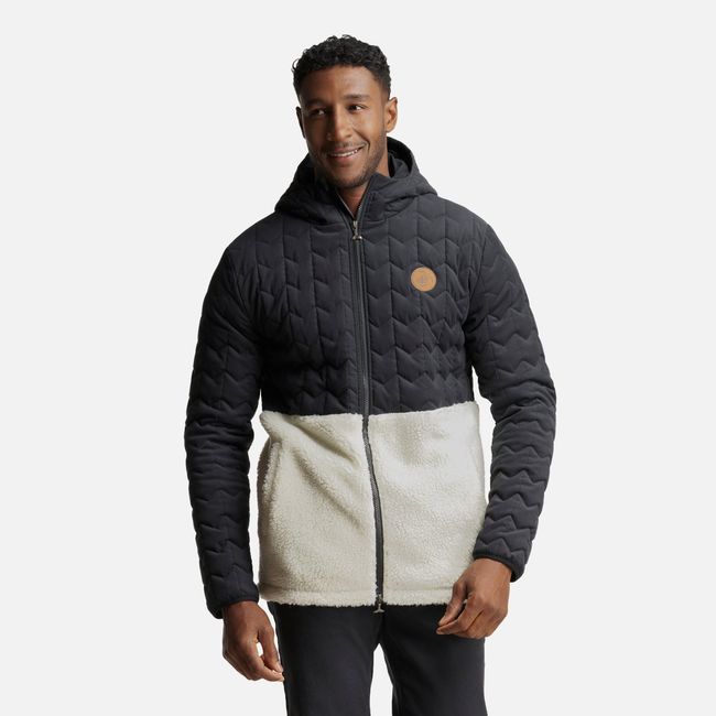 HAKA HONU - Chaqueta Hombre Noes-Ni Negro Crema Haka Honu