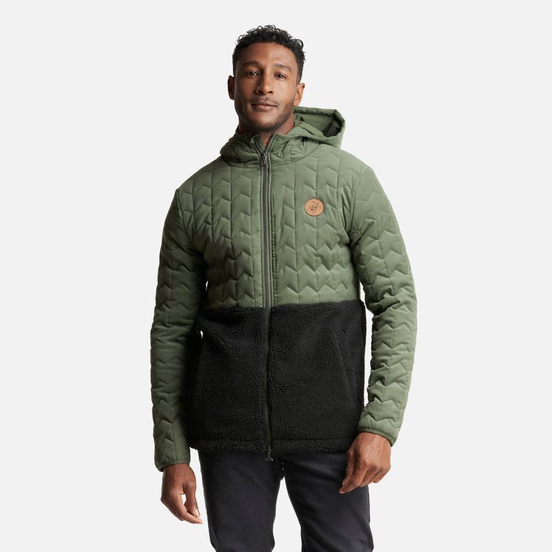 HAKA HONU - Chaqueta Hombre Noes-Ni Verde oscuro/Negro Haka Honu