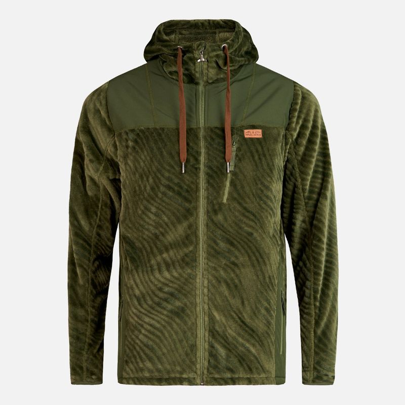 HAKA HONU - Chaqueta Hombre Polaroid Verde Oscuro Haka Honu