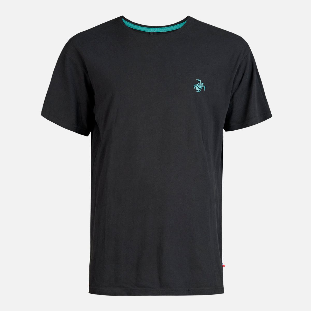 HAKA HONU - Polera Hombre Polo Negro Haka Honu