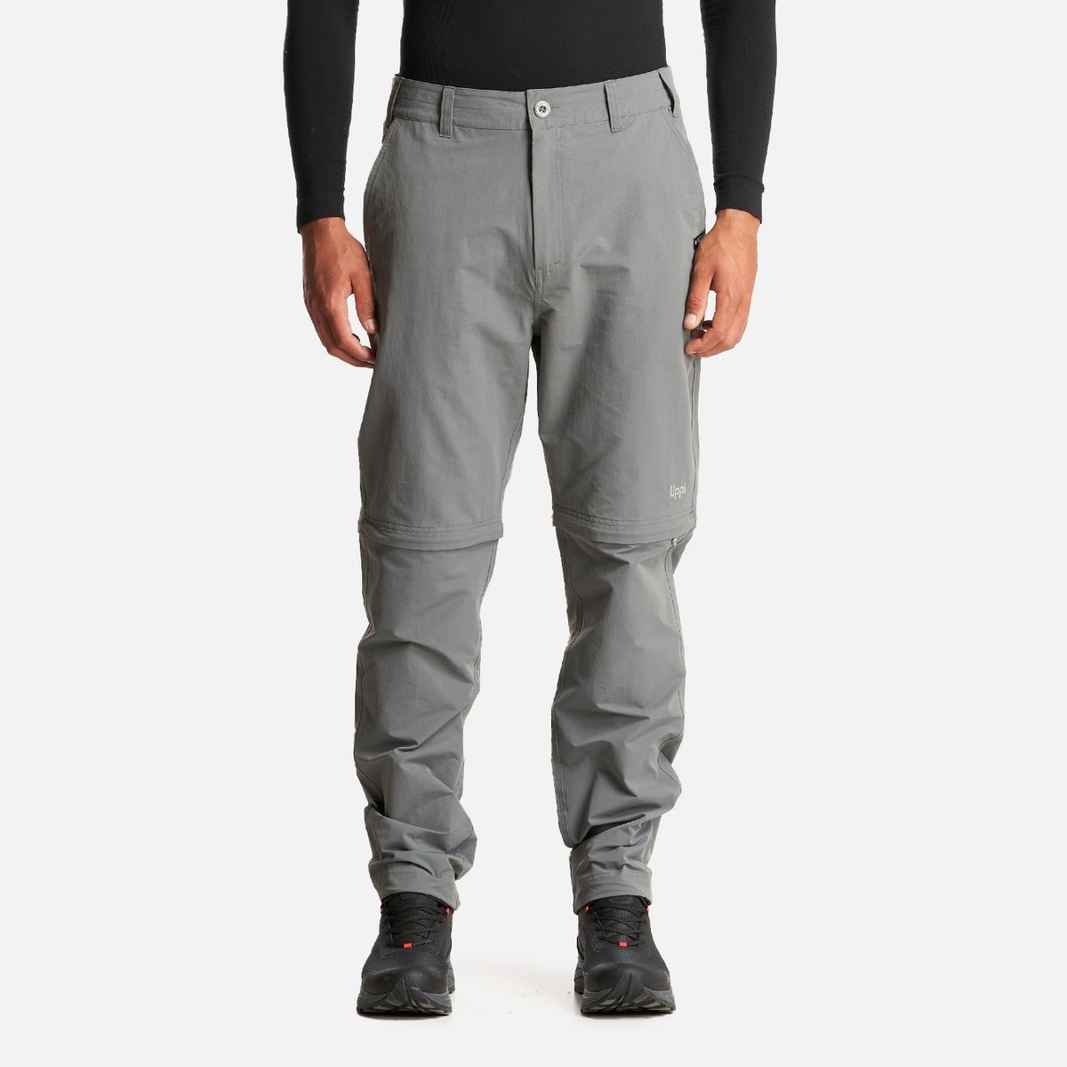 LIPPI - Pantalon Hombre Enduring Mix-2 Q-Dry Pants Gris Oscuro Lippi