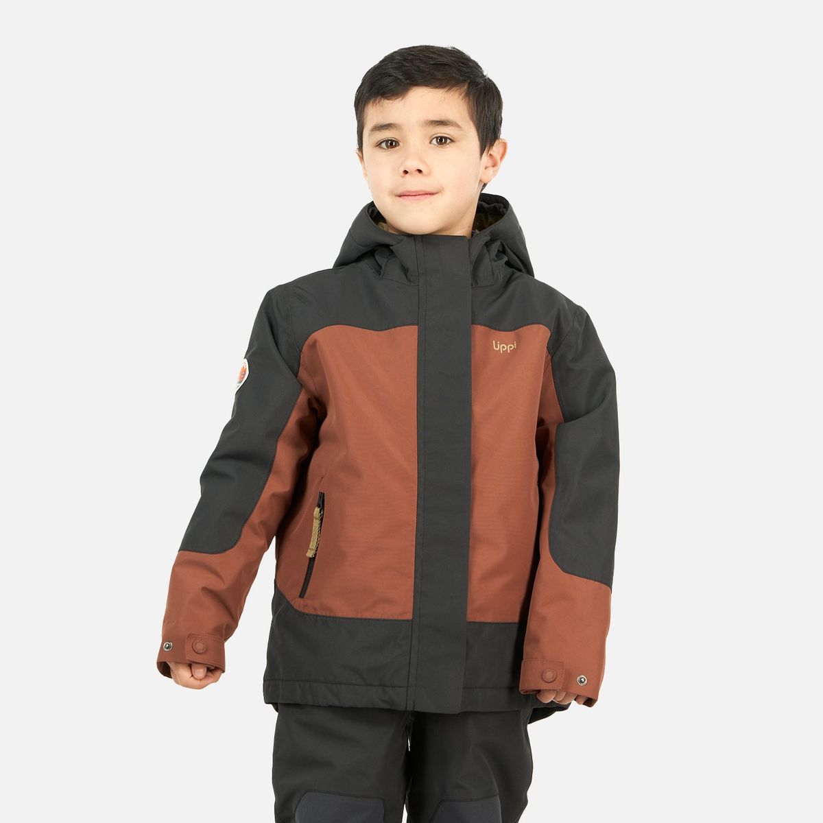 LIPPI - Chaqueta Niño Andes Snow B-Dry Hoody Jacket Ladrillo Lippi