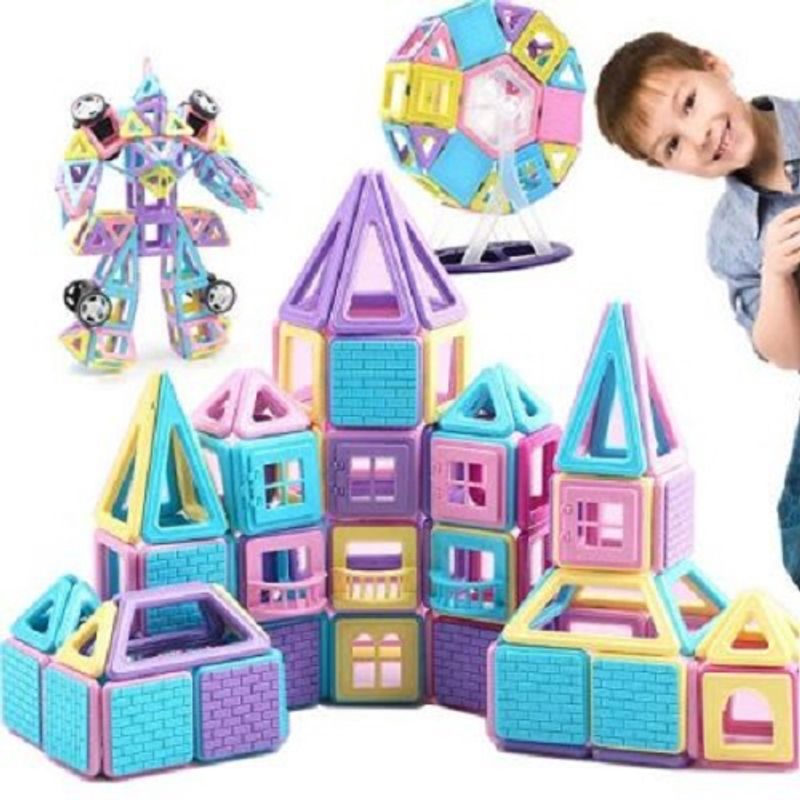 GENERICO - Castillo Block Magnético Educativo Buppi Toys 320 PCS Imán