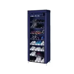 GENERICO - Organizador De Zapatos Armable Zapatero 9 Pisos Azul