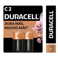 DURACELL - BLISTER PILAS TAMANO C X2