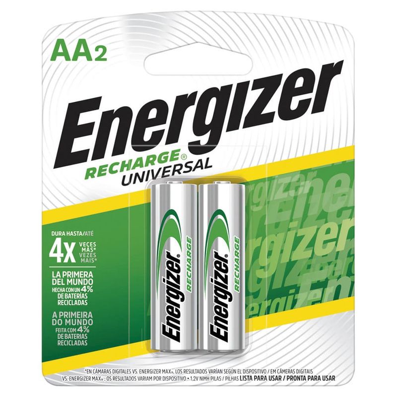 ENERGIZER - BLISTER AAX2 PILA RECARGABLE 2000MAH ENERGIZER