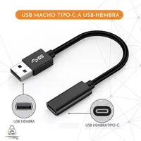 Cable Adaptador Usb Otg Macho A Usb C Hembra para Phone PC Tablets