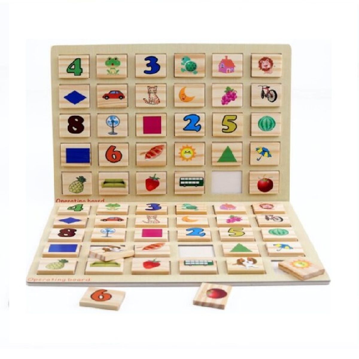 GENERICO - Juego Memorice de madera-