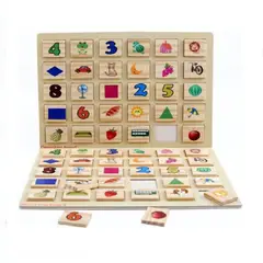 GENERICO - Juego Memorice de madera-