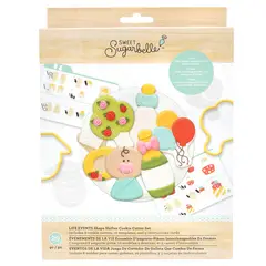 SUGARBELLE - SET DE MOLDES DE GALLETAS MODELO EVENTOS