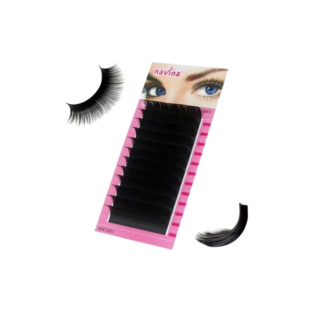 GENERICO - Extensiones De Pestañas Postizas Navina Gaman Store