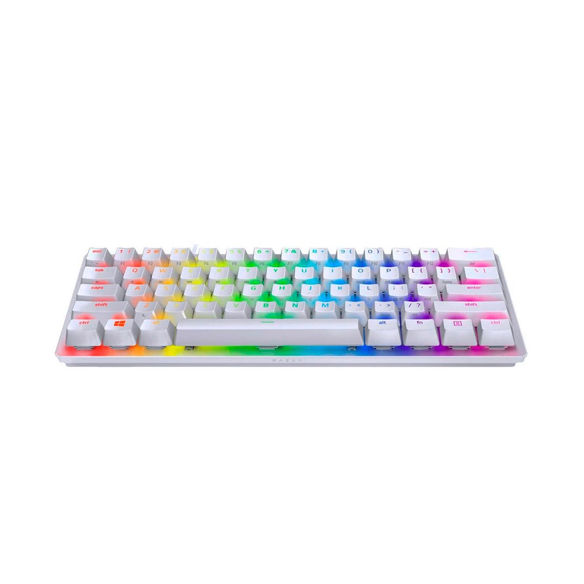 RAZER - Teclado Gamer Razer Huntsman Mini Mercury Rgb Switch Ingles