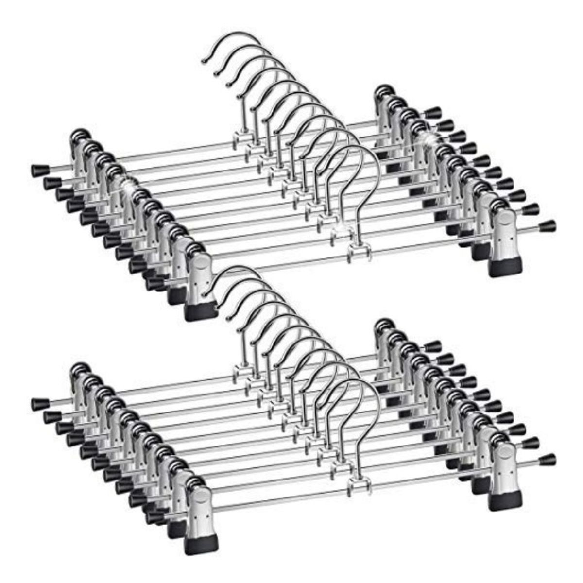 U BUY - Pack 10 Colgadores Ganchos Metalicos Con Pinza Para Jeans