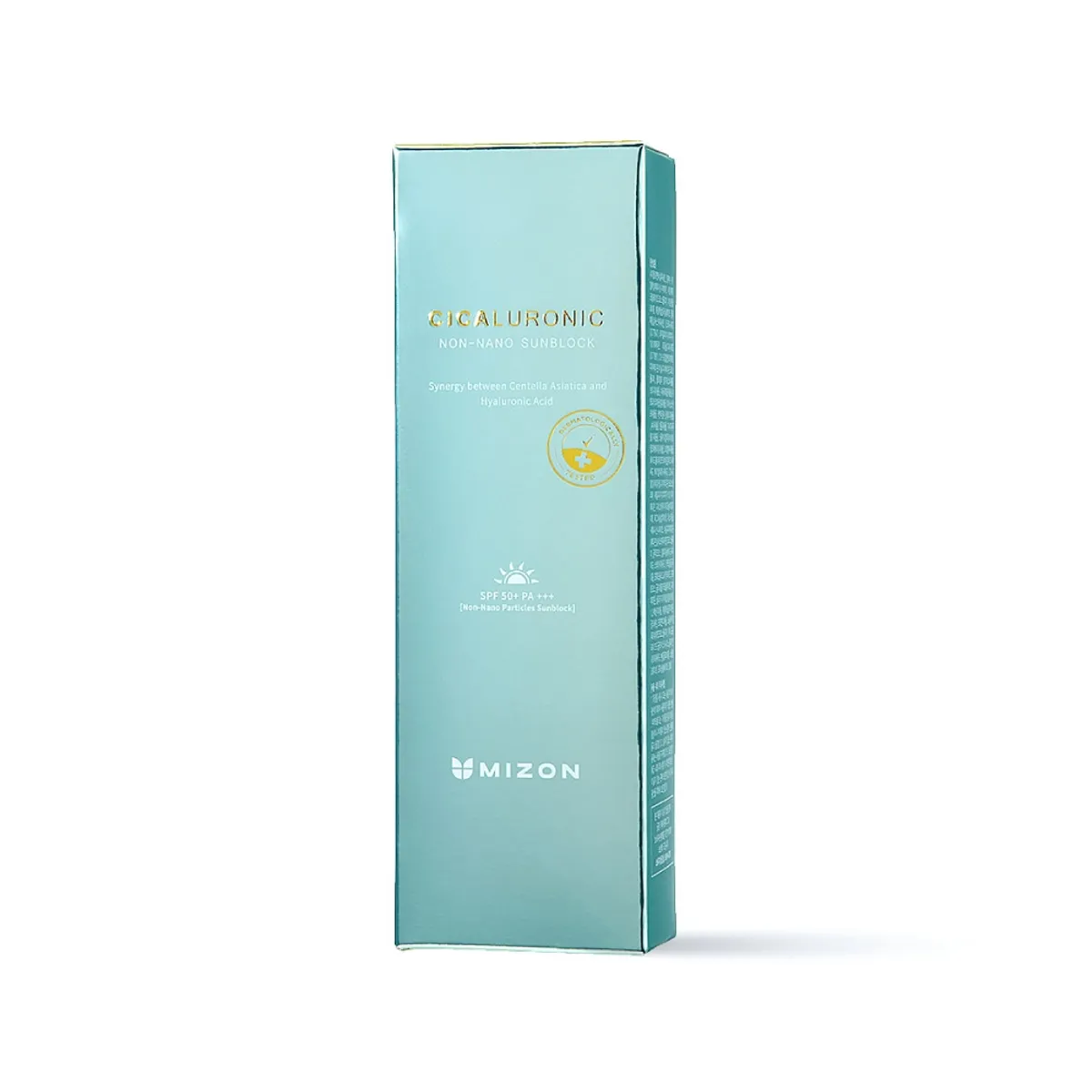 MIZON - Protector solar con ácido hialurónico y cica SPF 50 Mizon