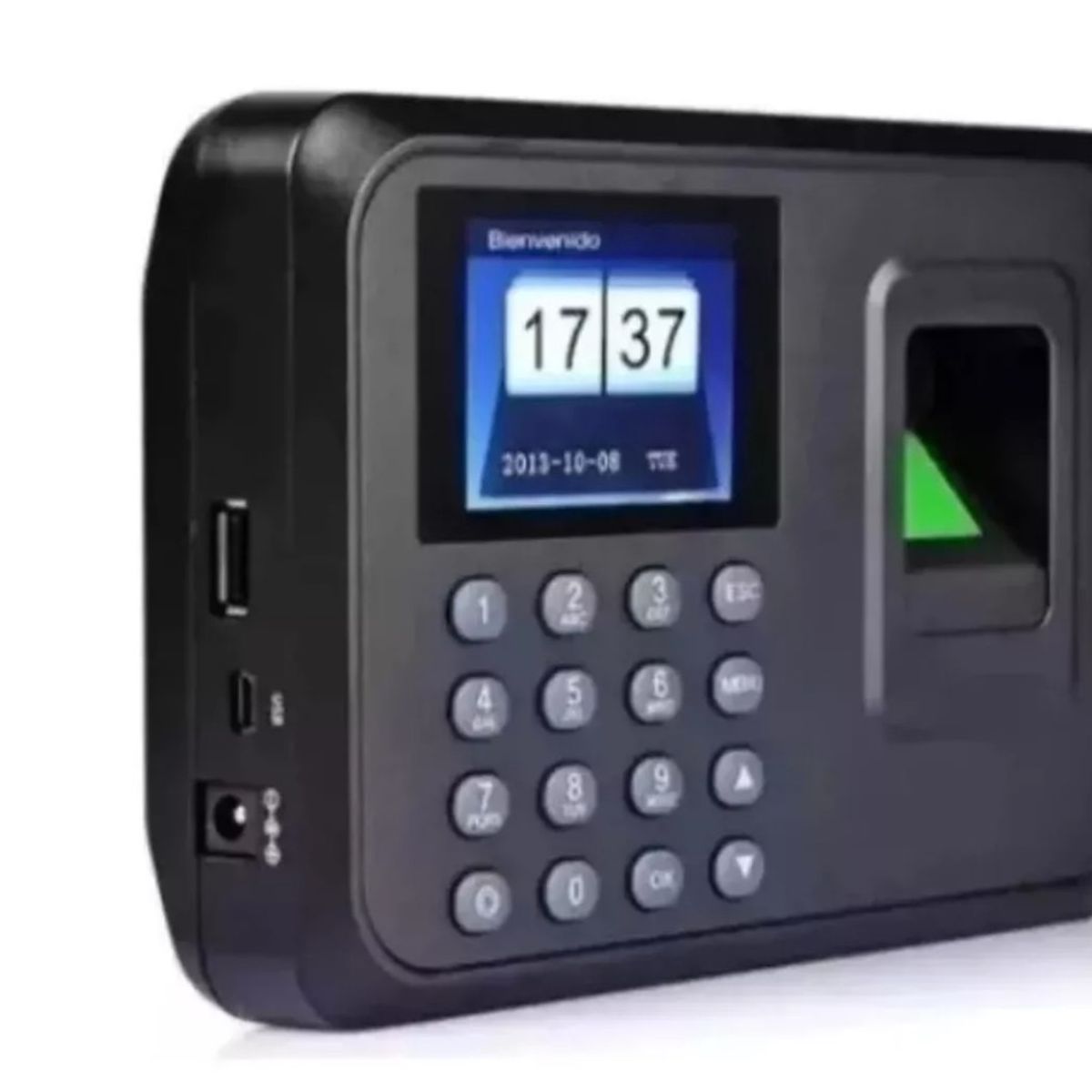 GENERICO - Control De Asistencia Con Reloj Marcador Y Huella Digital