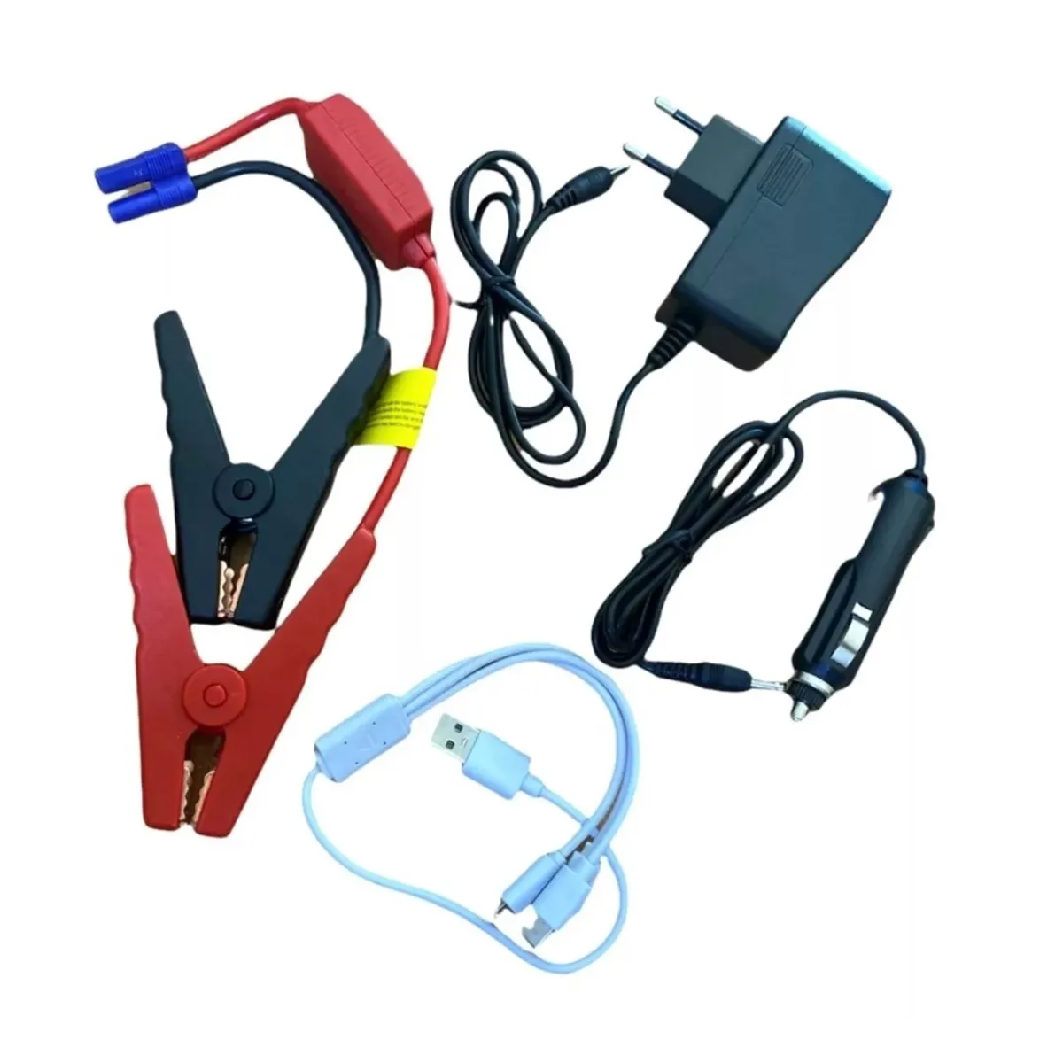 GENERICO - Partidor De Auto Batería  Kit Powerbank Cargador Celular