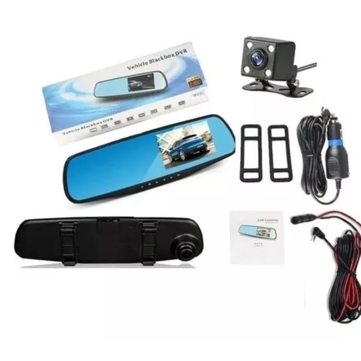 GENERICO - Camara Full Hd Auto Espejo Retrovisor