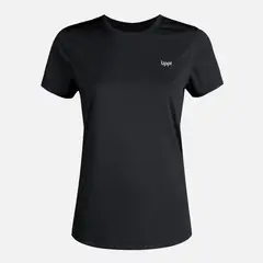 LIPPI - Polera Mujer Core Q-Dry T-Shirt Negro