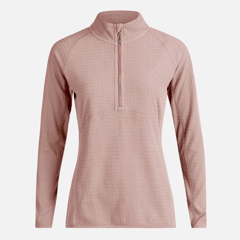 LIPPI - Poleron Mujer Jacaranda Nano-F 14 Zip Rosa Claro Lippi