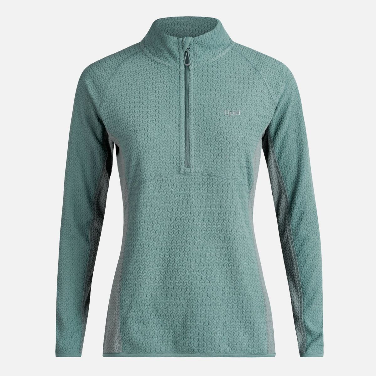 LIPPI - Poleron Mujer Jacaranda Nano-F 14 Zip Jade Oscuro Lippi