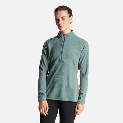 Imagen 2 del producto Poleron Mujer Jacaranda Nano-F 14 Zip Jade Oscuro