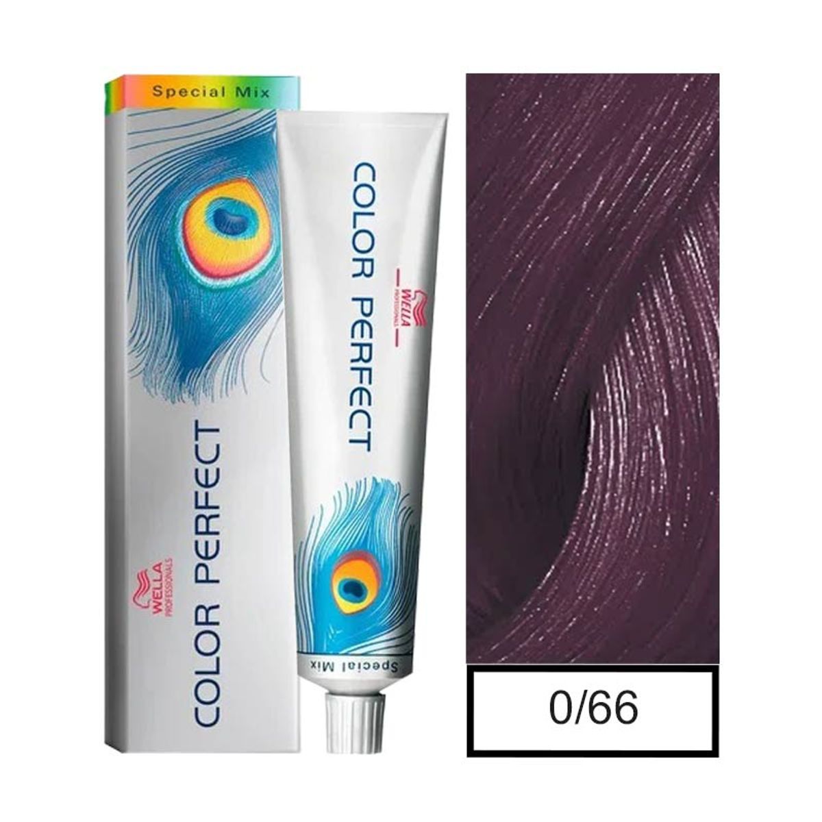 WELLA - Tintura Permanente Wella 0/66 Color Perfect 60Gr  Mas oxidante