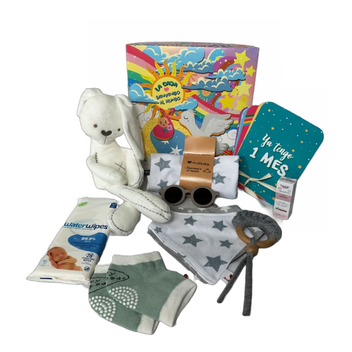 AMAMANTAS - La Caja Bienvenido al Mundo Bebé Influencer con 10 productos