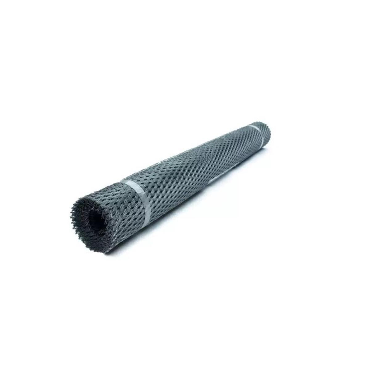 GENERICO - Malla metal desplegado 25x12x4x1mm (1x10mt) rollo Bighouse 